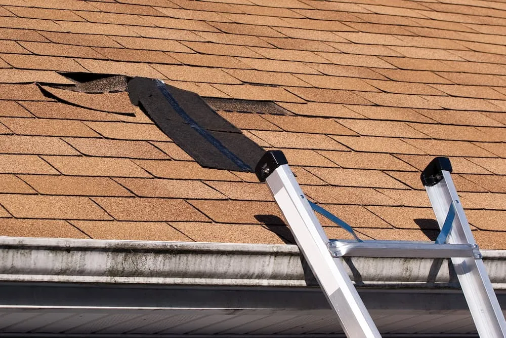 Working on Roofing Repairs
